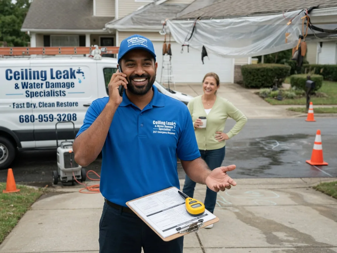 Ceiling Leak Cleanup Lincoln, KS FAQs